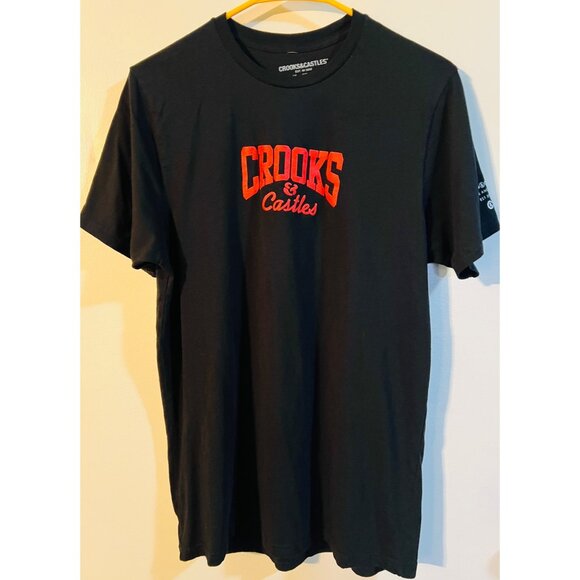 Crooks & Castles Other - Crooks & Castles Black T-Shirt "Cant Stop The Kids" Graphic Tee XL